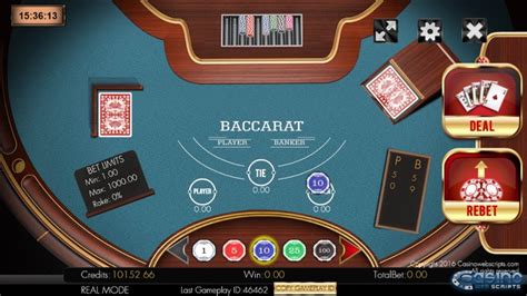 Baccarat Casino Web Scripts Betsson